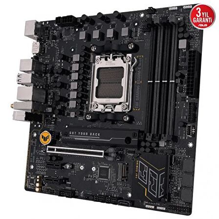 ASUS TUF GAMING B650-E WIFI, 4xDDR5, 3x M.2, HDMI, DP, Wi-Fi 6, Bluetooth v5.3, AMD Ryzen 7000 Serisi, AM5 Soket Anakart