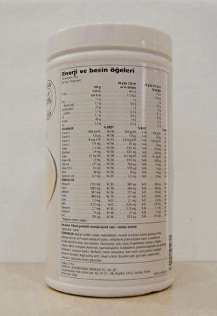 Pro Drink – Ekstra protein takviyesi için bitki bazlı, hafif vanilya aromalı toz karışım Vegan