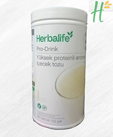 Pro Drink – Ekstra protein takviyesi için bitki bazlı, hafif vanilya aromalı toz karışım Vegan