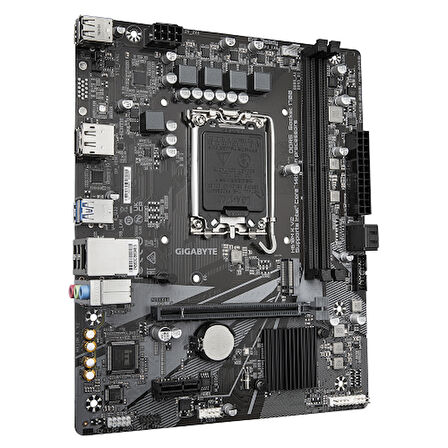 GIGABYTE H610M K V2, rev.1.0, 2xDDR5, M.2, DP, HDMI, 12-13.Nesil, LGA1700 Soket, Anakart