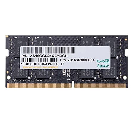  16GB (1x16GB) 3200Mhz CL22 DDR4 Notebook SODIMM Ram (ES.16G21.GSH)