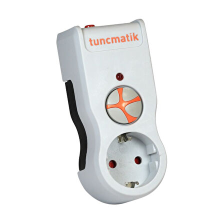 Tunçmatik Powersurge 1-li Akım Korumalı Priz Beyaz (TSK19019)