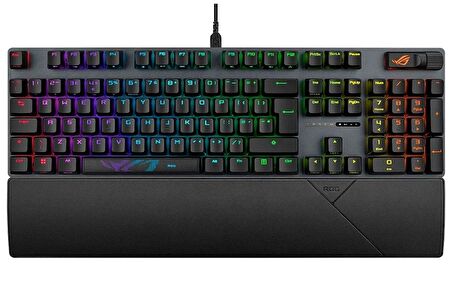 ASUS ROG STRIX SCOPE II TÜKÇE TUŞ DİZİLİMİ ROG NX SNOW MEKANİK SWITCH AURA SYNC RGB VE BİLEK DESTEĞİ