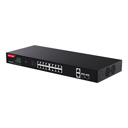 G1120P-16-250W 16 PORT POE 10/100/1000 2 X SFP 250W YONETILEMEZ RACK MOUNT SWITCH