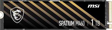 MSI SSD SPATIUM M460 PCIe 4.0 NVMe M.2 1TB R5000 W4500