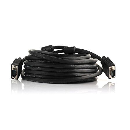  15 metre ferrit core emı/rfı filtreli vga görüntü kablosu [dk-cb-vgal1500]