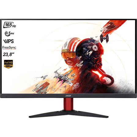 23.8 ACER UM.QX2EE.E05 IPS 100Hz FreeSync 1ms(VRB) 250nits VGA HDMI Black MONITOR