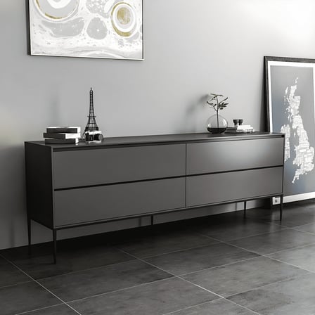 KNS30311 Modern MDF Tablalı Konsol Büfe