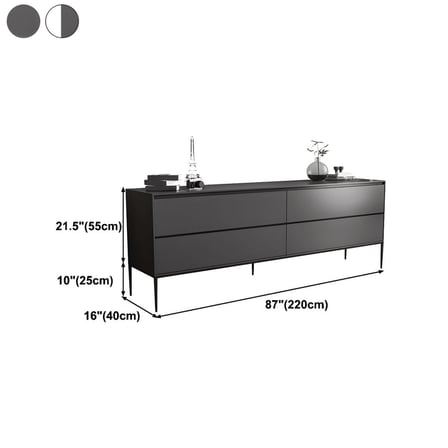 KNS30311 Modern MDF Tablalı Konsol Büfe