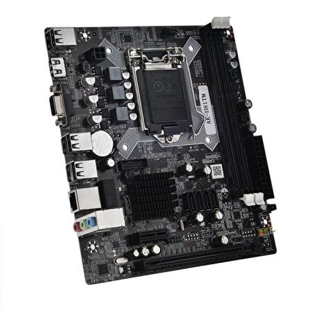 ARKTEK ALPHA FORCE, AK-H81M EL, 2xDDR3, M.2, D-SUB, HDMI, 4.Nesil, LGA1150 Soket, Anakart