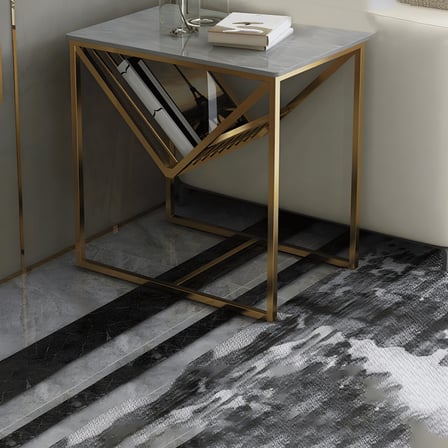 ZGN36757 Modern MDF Çerçeveli Dikdörtgen Yan Sehpa