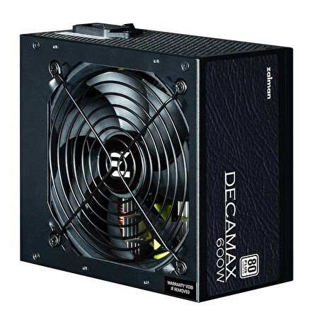 ZALMAN ZM600-LX3 600W 80+ YUKSEK KORUMA DEVRE TASARIMI AKTIF PFC 12CM FAN POWER SUPPLY