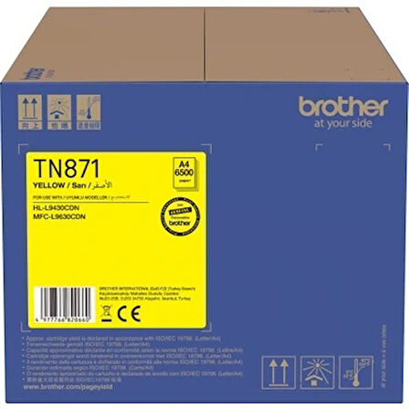 TN-871Y Sarı Orjinal Toner