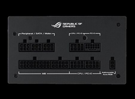  ROG-STRIX-750G AURA 80+ GOLD 750W MODÜLER ATX 3.0 UYUMLU PCI-E 5.0 10 YIL GARANTİ
