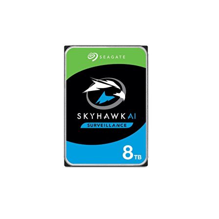 SEAGATE SKYHAWK, ST8000VX009, 3.5&quot;, 8TB, 256Mb, 5400Rpm, Güvenlik, HDD