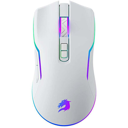 GameBooster M18 Inferno 2.4ghz Kablosuz RGB Aydınlatmalı Beyaz Profesyonel Gaming Mouse