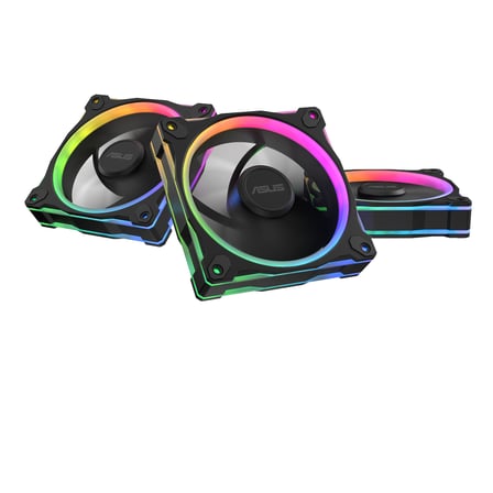 Asus Prime MR120 Fan Soğutucu ARGB Siyah 3'lü Paket 120mm