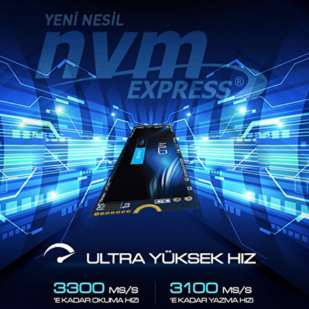  M300 1TB NVME 2280 Gen3x4 SSD R:3300/ W: 3100 MB
