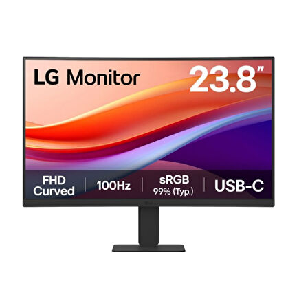 23.8 LG 24U421A-B FHD 5MS 100HZ HDMI USB-C CURVED