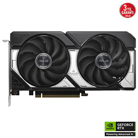 DUAL-RTX5060TI-O8G, 8Gb, 128Bit, GDDR7, 1xHDMI, 3xDP GAMING Ekran Kartı