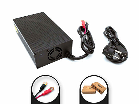 RETRO 14.6V 30A 438W LiFePO4 Batarya Şarj Adaptörü RPA-AC441
