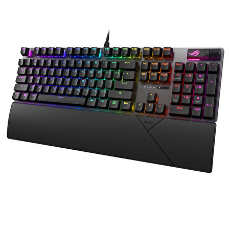 ASUS ROG STRIX SCOPE II 96 WL/RX RED/ABS/TR WIRELESS OYUN KLAVYESİ: ÜÇ MODLU BAĞLANTI, ROG RX OPTİK ANAHTARLAR, PBT TUŞ KAPAKLARI, SİLİKON YALITIM, EK ROG TUŞLARI, BİLEK DESTEĞİ