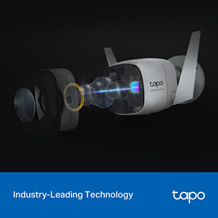  Tapo C325WB, 2K QHD, Dış Mekan, IP66, WiFi-Ethernet, Renkli Gece Görüşü, İki Yönlü Ses Güvenlik Kamerası