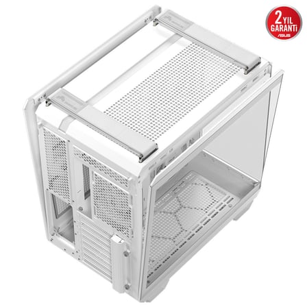 Asus TUF Gaming GT502 Horizon Bilgisayar Kasası Beyaz ATX Mikro ATX Mini ITX Midi Tower