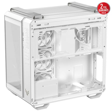Asus TUF Gaming GT502 Horizon Bilgisayar Kasası Beyaz ATX Mikro ATX Mini ITX Midi Tower