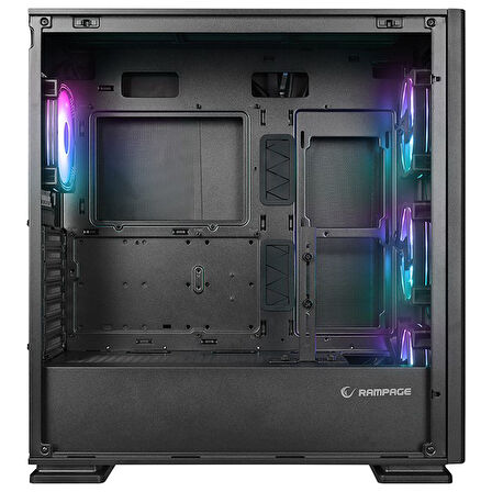Everest Rampage Vanguard V2 Mesh TG RGB Fan E-Atx