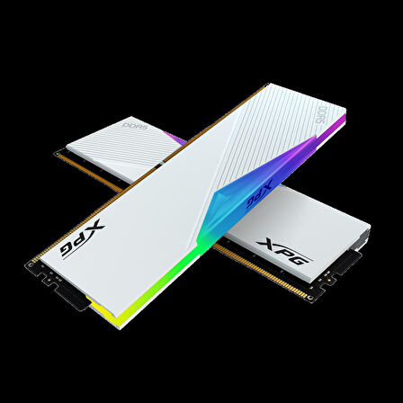 XPG Lancer Beyaz RGB DDR5-6000Mhz CL30 32GB (2x16GB) Dual Kit (30-40-40) 1.35V