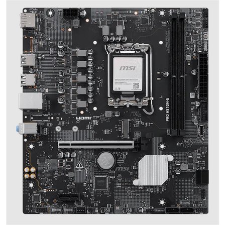 PRO H810M-E DDR5 6400MT/S 1XHDMI 1XDP 1XM.2 USB 3.2 MATX 1851P (INTEL ULTRA PROCESSORS SERIES 2)