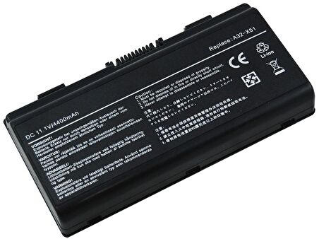  Asus X51H, X51L, X51R, A32-T12, A32-X51 Notebook Bataryası