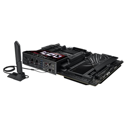 ROG MAXIMUS Z890 HERO, 8800MHz, 4xDDR5,  6x M.2, HDMI, 2xThunderbolt, 4xType-C, Wi-Fi 7, Bluetooth 5.4, Intel Core Ultra CPU(Seri 2), LGA1851 Soket, Gaming Anakart