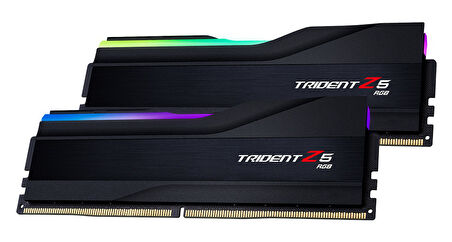  Trident Z5 RGB Siyah DDR5-7600Mhz CL38 48GB (2x24GB) DUAL (38-48-48-121) 1.35V