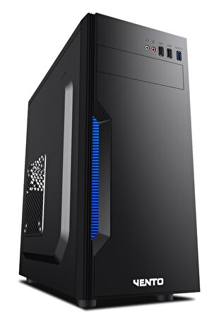 VENTO TA-K61 ATX  SİYAH/GÜMÜŞ KASA  500W 