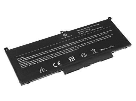  Dell Latitude 7280, 7290, 7380, 7390, F3YGT Notebook Bataryası - Ver.2 - 4 Cell