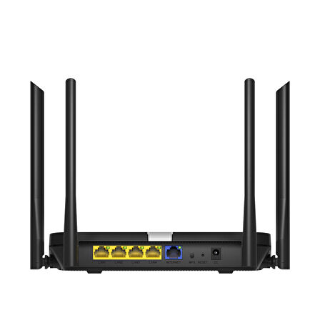 X6 AX1800 2.4GHz/5GHz 1800Mbps AP/RE/WISP 5*Gigabit Port MU-MIMO Kablosuz Wi-Fi 6 Router