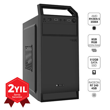  IRB30-R501 RYZEN 5 3500X 8GB 512GB SSD 4GB R7 240 KASA