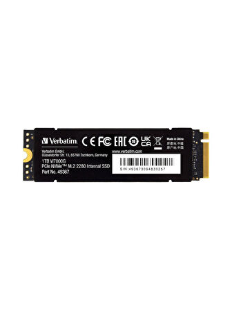 1TB Vi7000G Internal PCIe NVMe M.2 GEN4 SSD 7400MB Okuma/5500MB Yazma