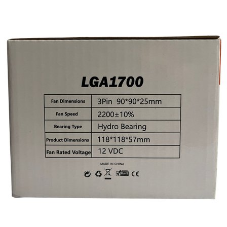 Redrock RR-F1700 İşlemci Soğutucu LGA 1700