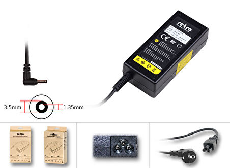  Casper 19V 3.42A 65W 3.5x1.35mm Notebook Adaptör RNA-HR04