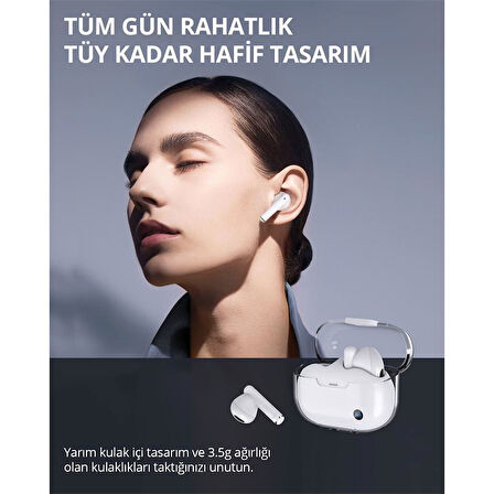  EP-M2-WH 13MM SÜRÜCÜLÜ BLUETOOTH 5.3 IPX4 KABLOSUZ KULAKLIK