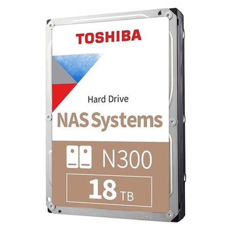 Toshiba N300 Sabit Disk 18 TB 3.5 İnç 7200 RPM 512MB