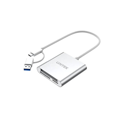 UNITEK USB-C/A TO HAFIZA KART OKUYUCU SD/CF/MICRO SD 5GBPS (Y-9313D)