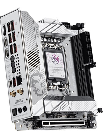  MB MPG Z890I EDGE TI WIFI SOKET 1851 DDR5 8600MHZ(OC) USB 20Gbps 4xM.2 2xTB4 HDMI 2x DP 5G LAN WIFI 7 mini ITX