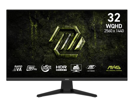 MSI MAG 325QF E18V Oyuncu Monitörü 31.5" 180Hz 0.5ms 2560x1440 WQHD VA Flat
