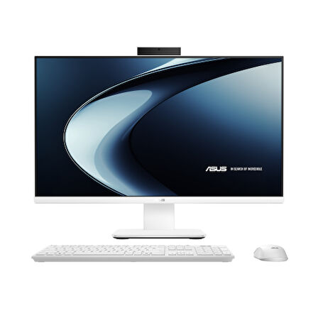 ASUS V470VAK-I716512W0D, i7-13620H, 27&quot; FHD Ekran 16Gb DDR5 Ram, 512Gb SSD, Wi-Fi 6, Bluetooth 5.4, Type-C, Paylaşımlı Ekran Kartı, Free Dos, All In One PC (Beyaz)