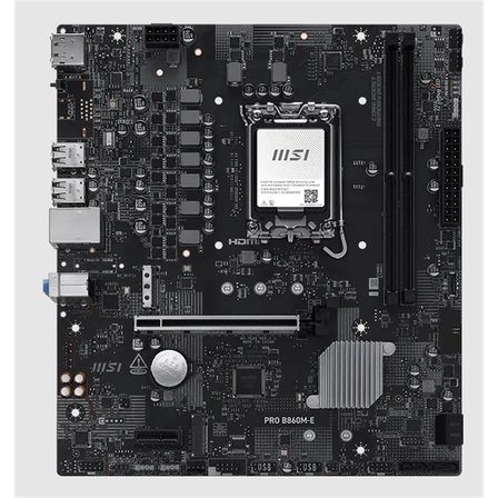 PRO B860M-E DDR5 9066MHZ 1XHDMI 1XDP 2XM.2 USB MATX 1851P(INTEL ULTRA PROCESSORS SERIES 2)