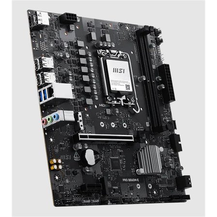 PRO B860M-E DDR5 9066MHZ 1XHDMI 1XDP 2XM.2 USB MATX 1851P(INTEL ULTRA PROCESSORS SERIES 2)